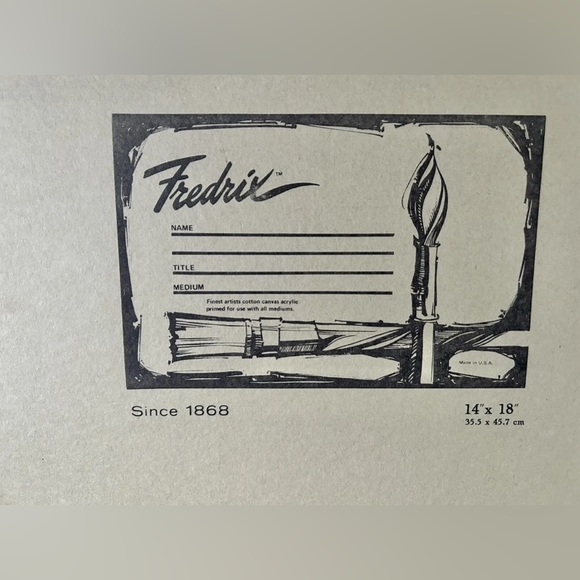 Vintage Oil Painting On Board Scenic Mountains Framed Canvas 14” x 18” Signed - Picture 8 of 11